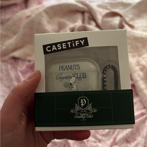 NEW IN BOX CASTIFY AIRPODS PRO PEANUTS COUNTRY CLUB CASE